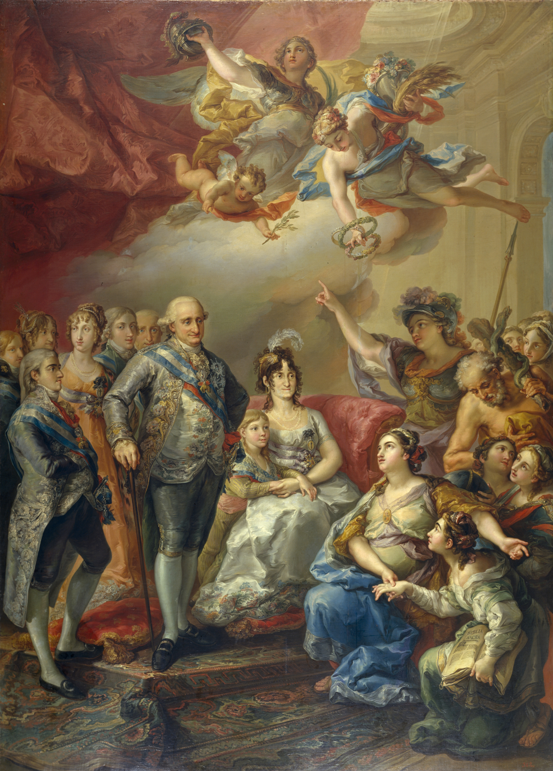 La familia de Carlos IV