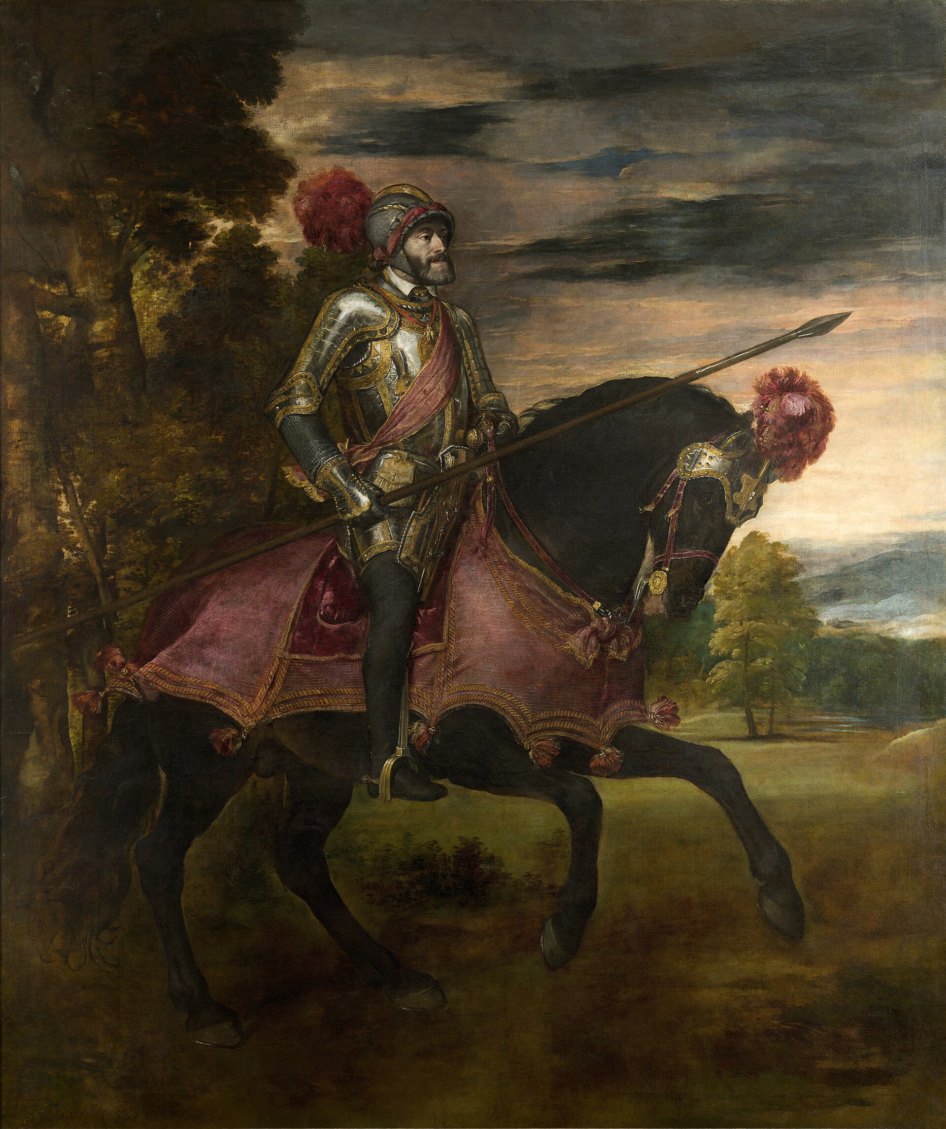 Carlos V en la batalla de Mühlberg de Tiziano