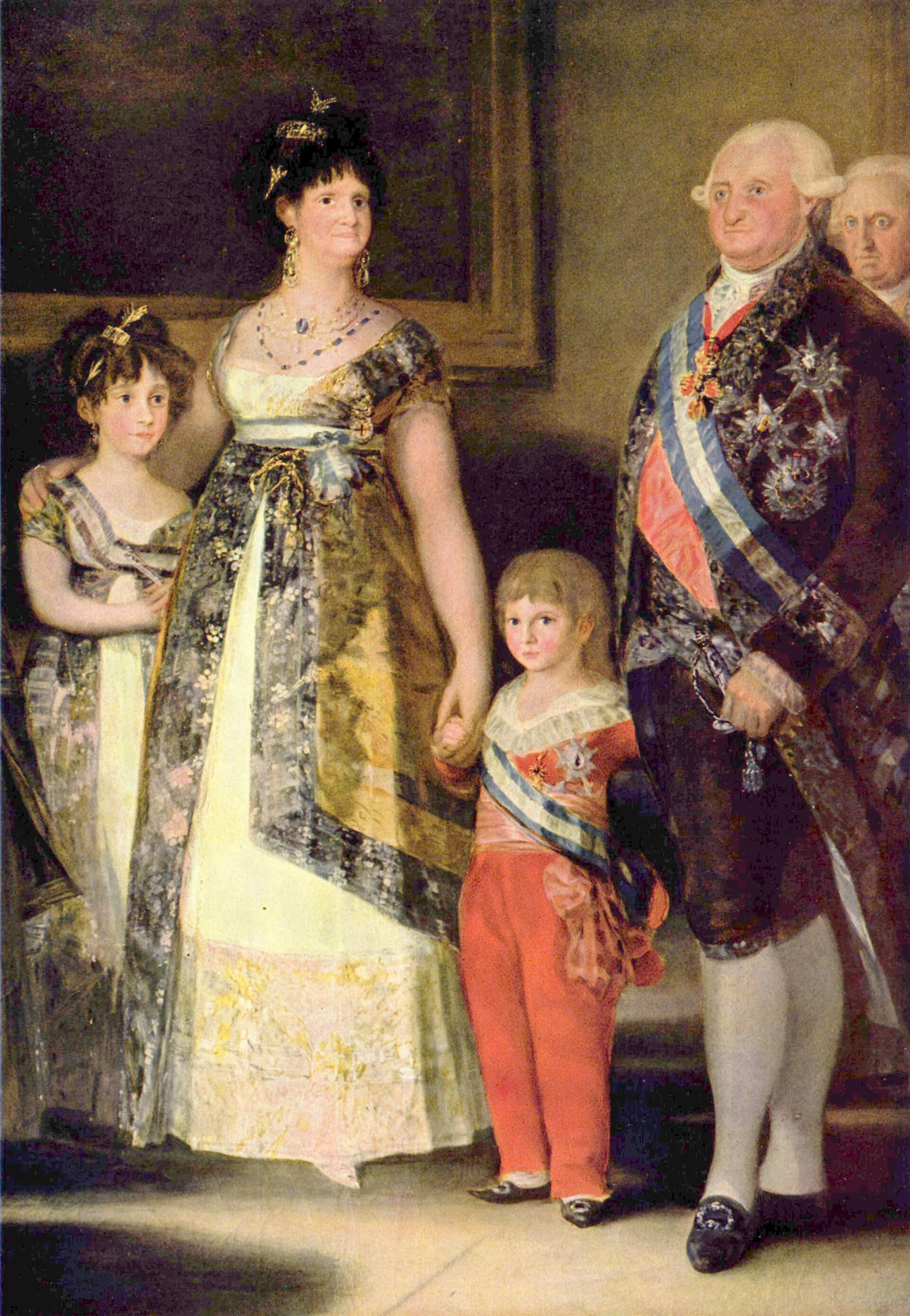 La familia de Carlos IV de Goya