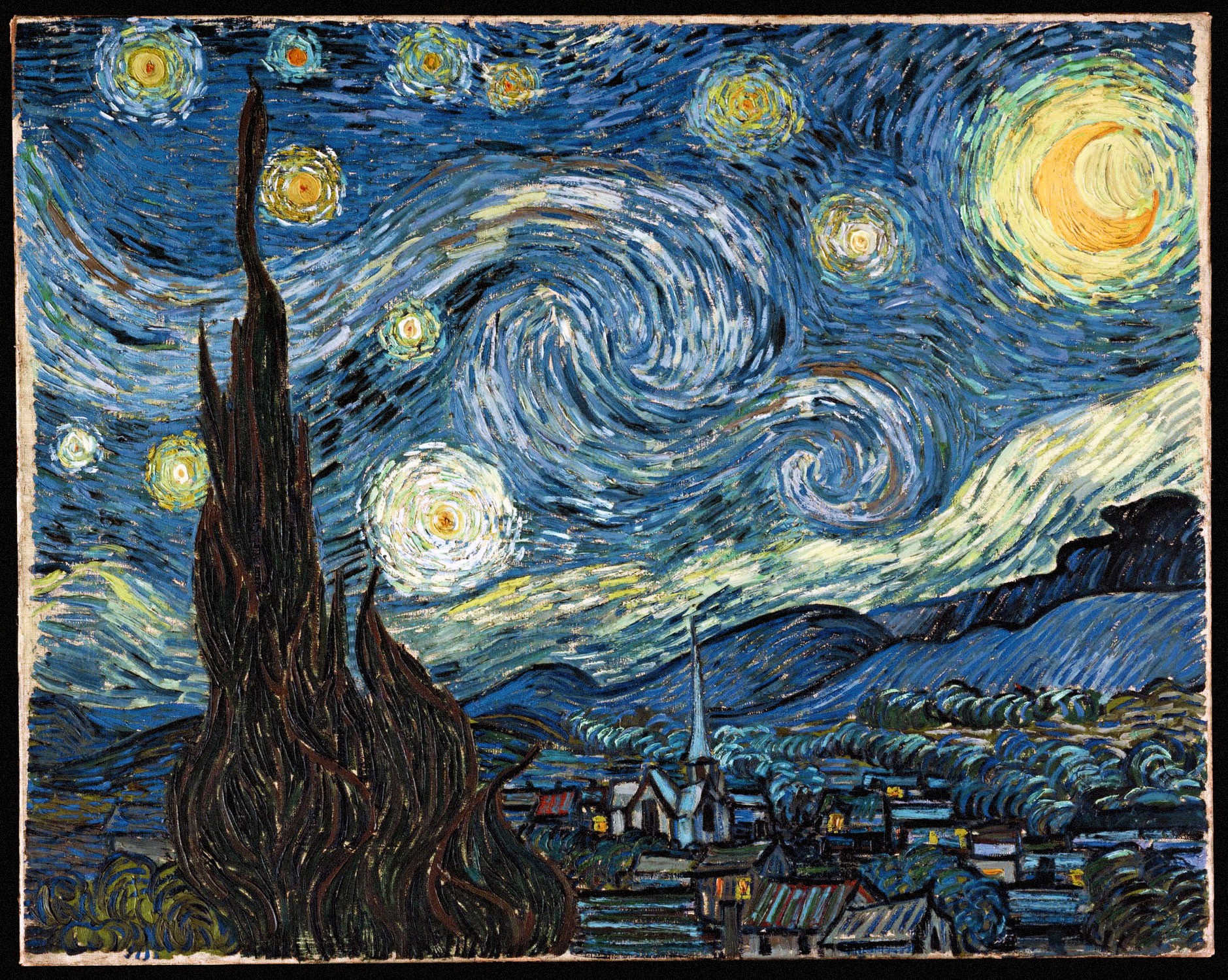 La noche estrellada de Vincent van Gogh