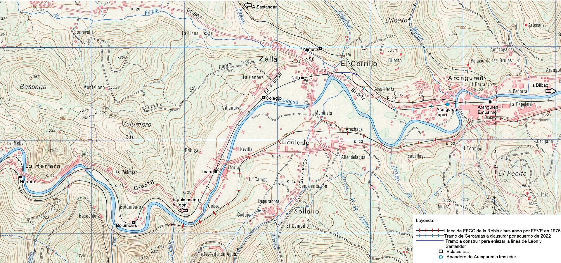 Mapas ferroviarios de la España de la Restauración