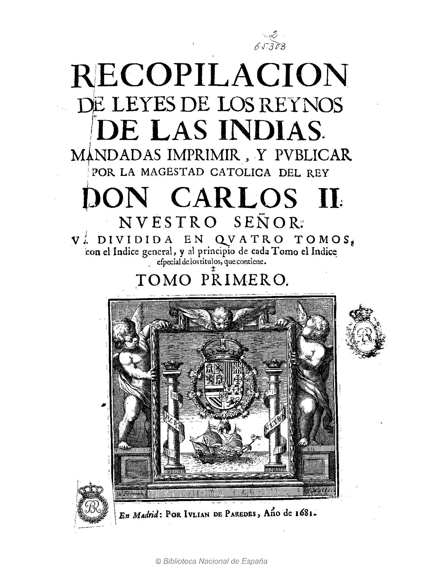 Recopilación de Leyes de los Reinos de Indias