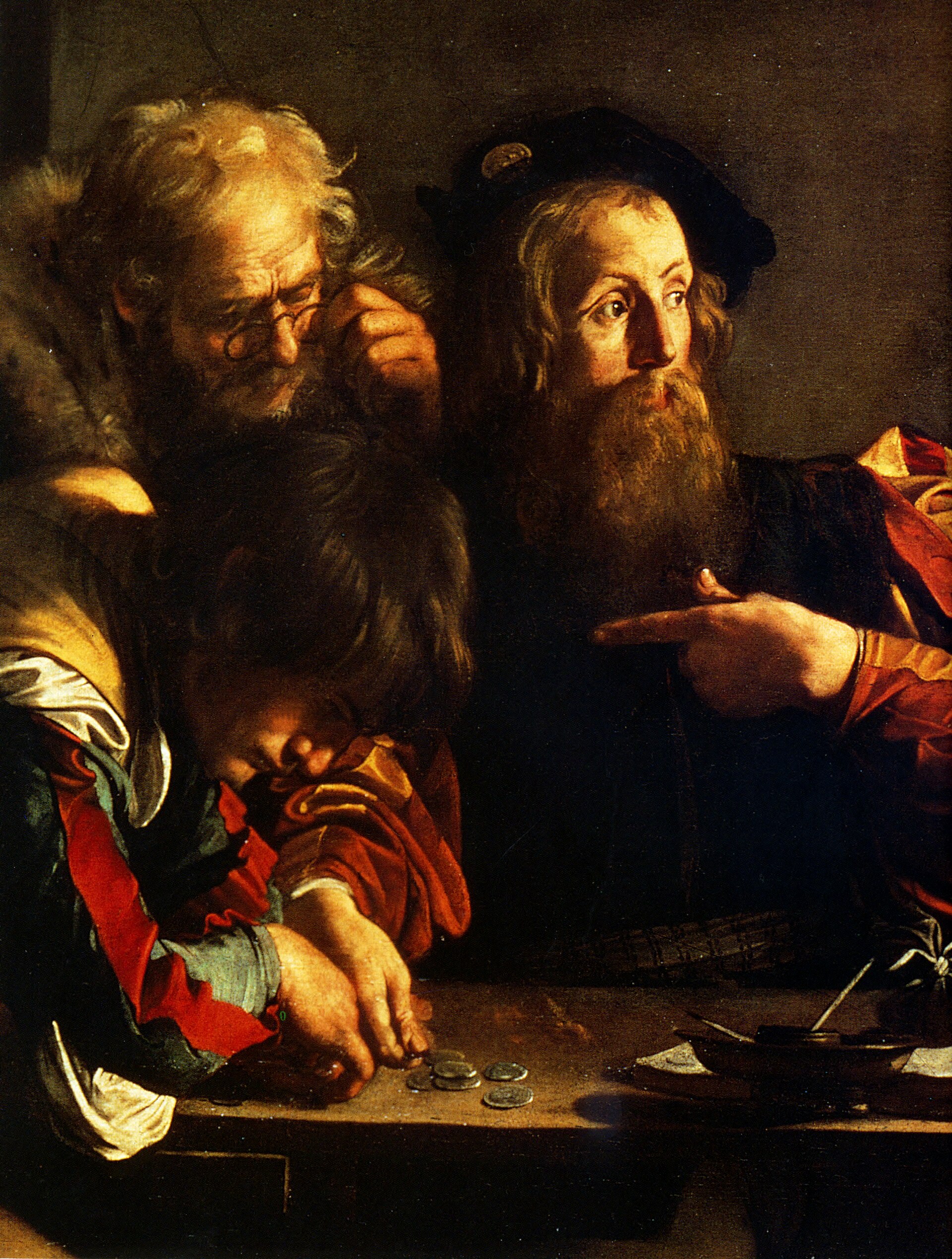 Vocación de San Mateo de Caravaggio