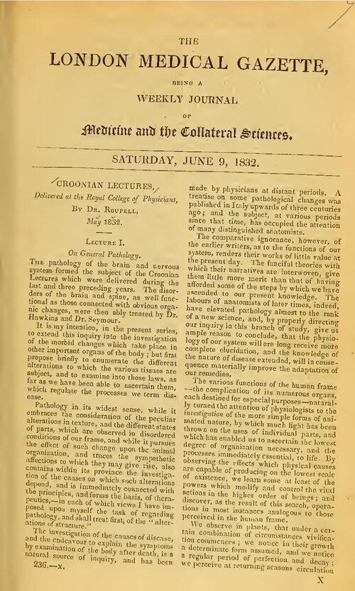 The Edinburgh Gazette: colección documental del año 1832