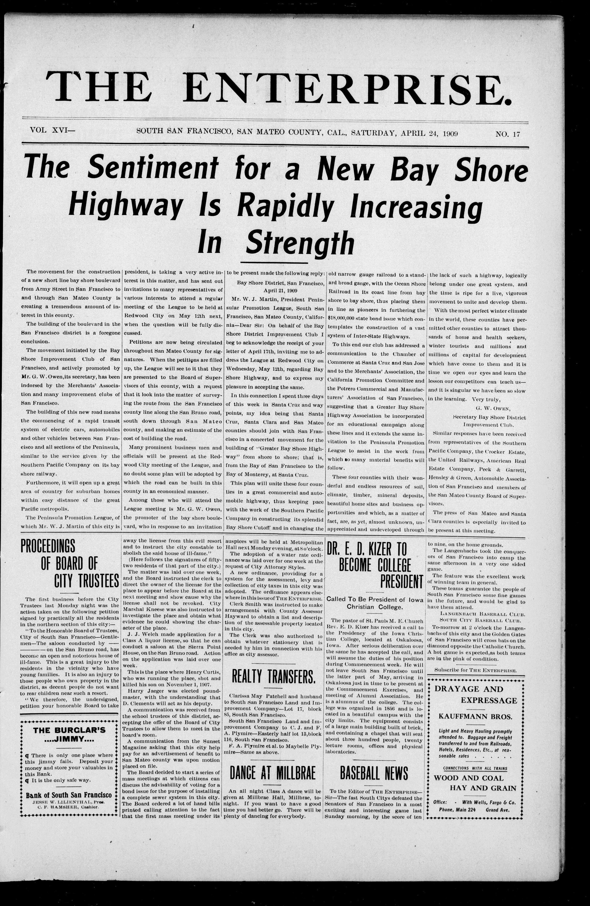 Uganda Gazette: colección documental del año 1909