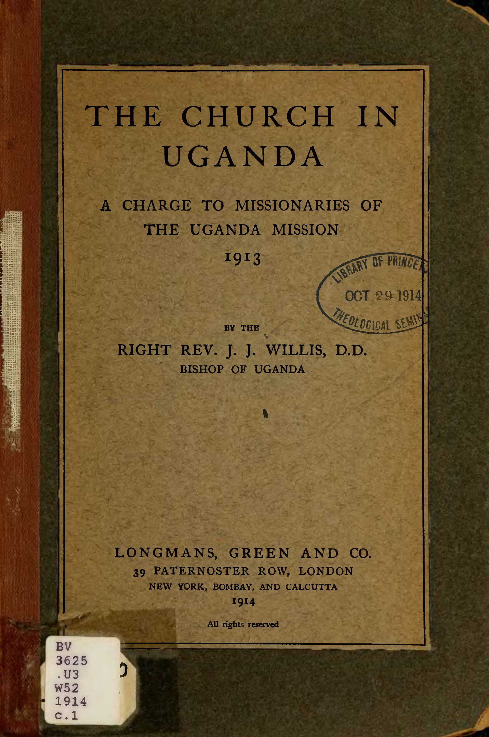 Uganda Gazette: colección documental del año 1914