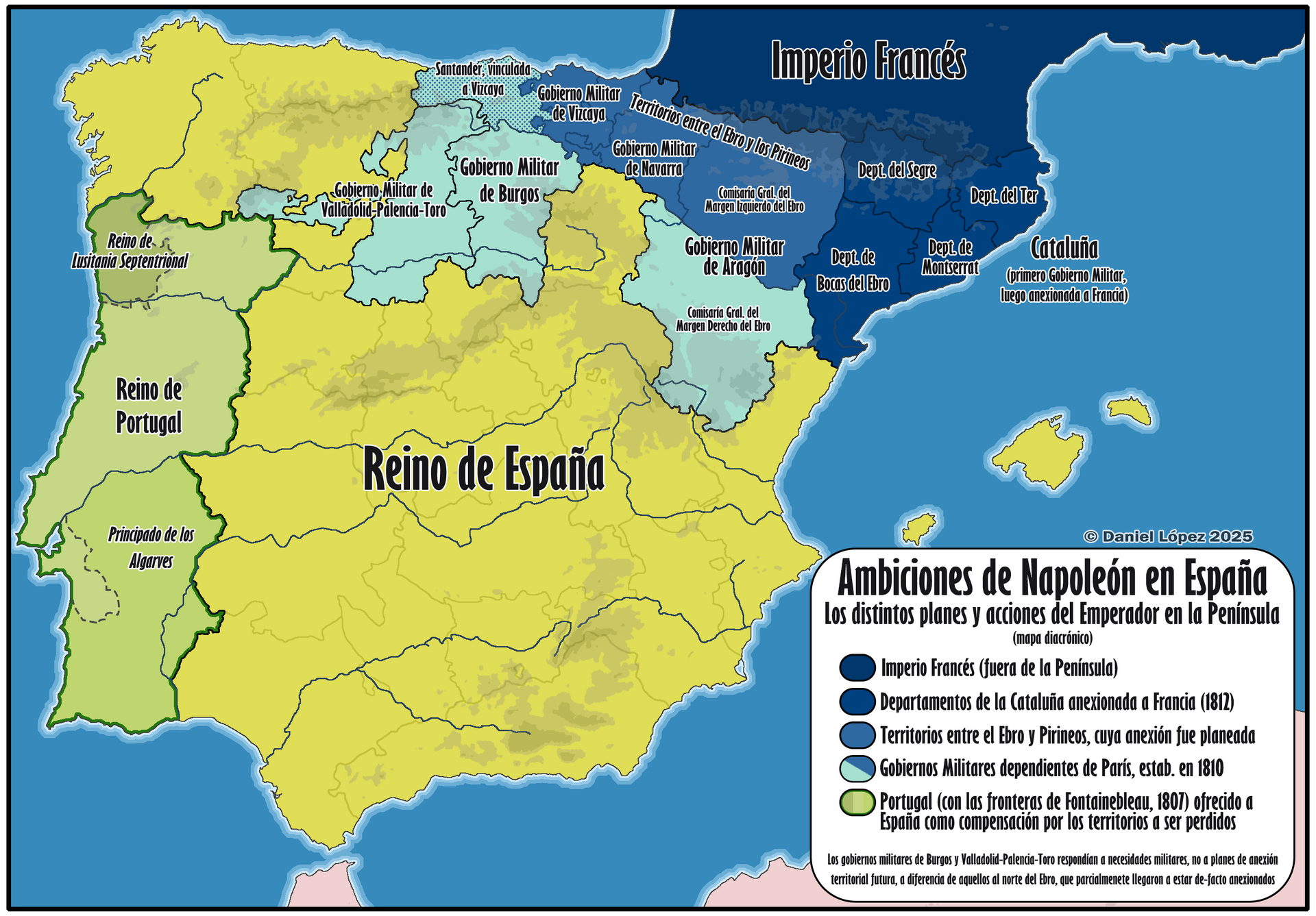 Divisiones políticas y territoriales de Europa y territorios de la Monarquía Hispánica durante Monarquía Hispánica de los Austrias