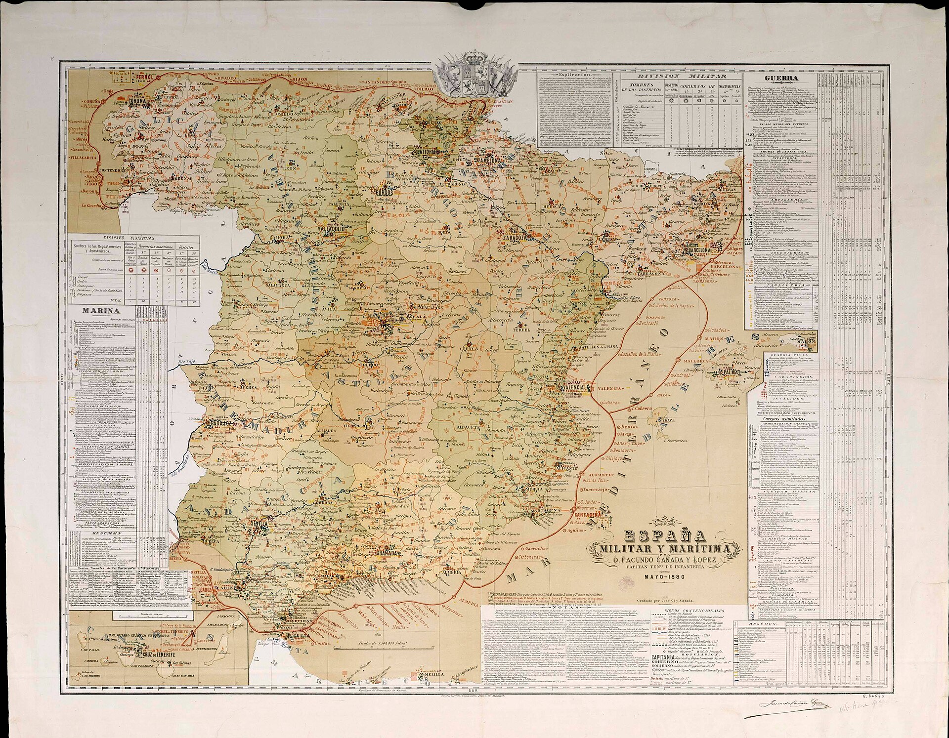 Campañas militares y escenarios de conflicto de España durante España liberal del siglo XIX