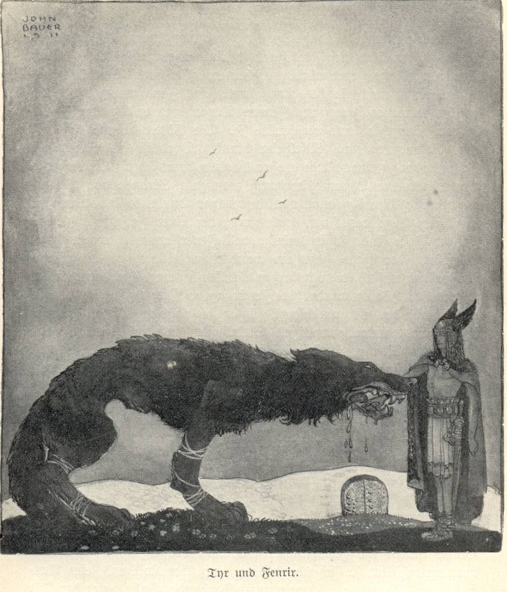 Fenrir: tradición y relatos en Mitología nórdica