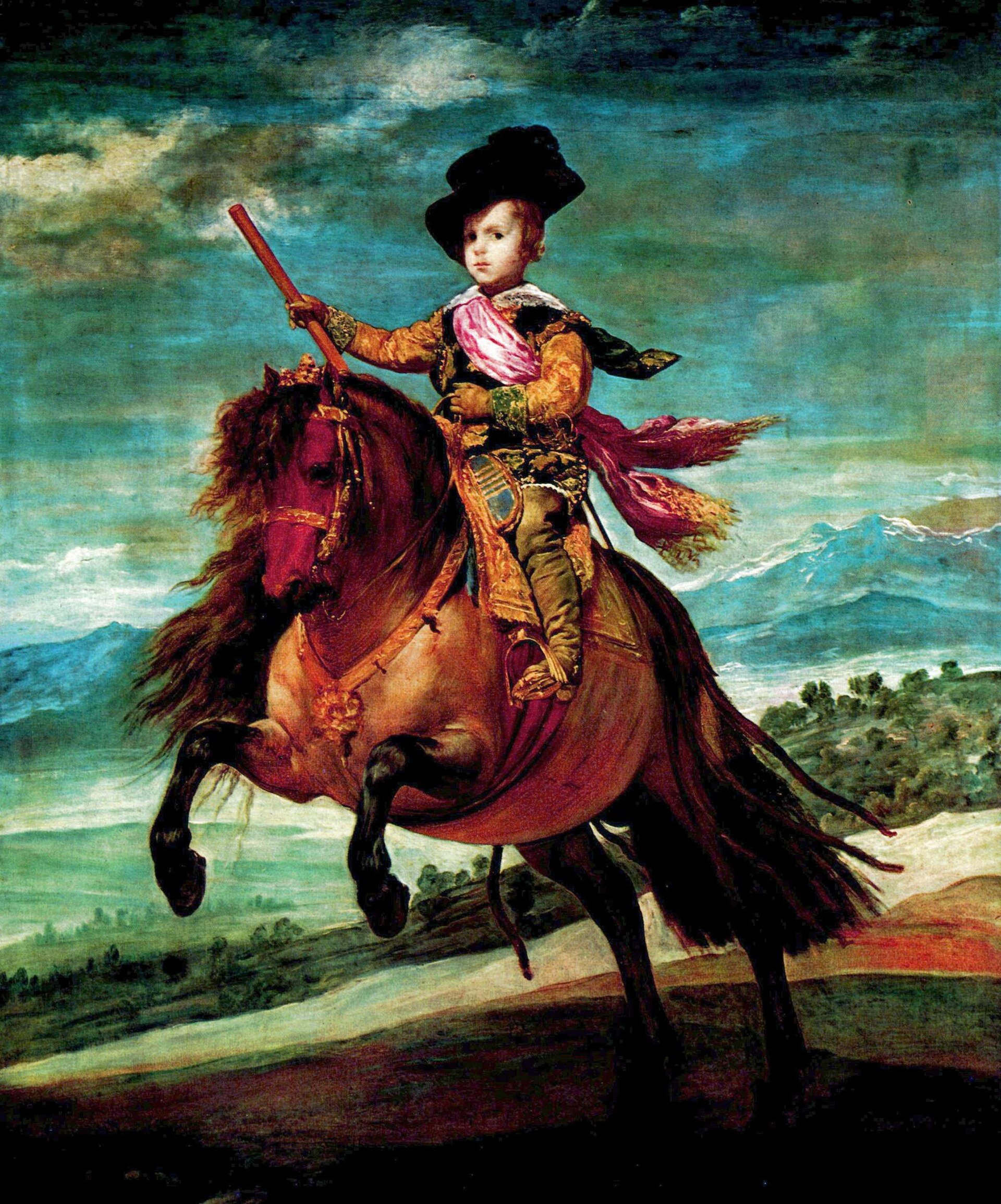 Guía de El príncipe Baltasar Carlos a caballo — Diego Velázquez
