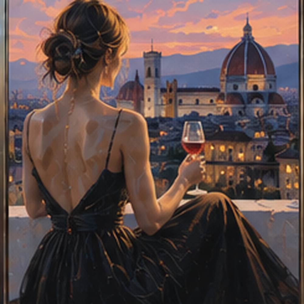 Brindis al atardecer