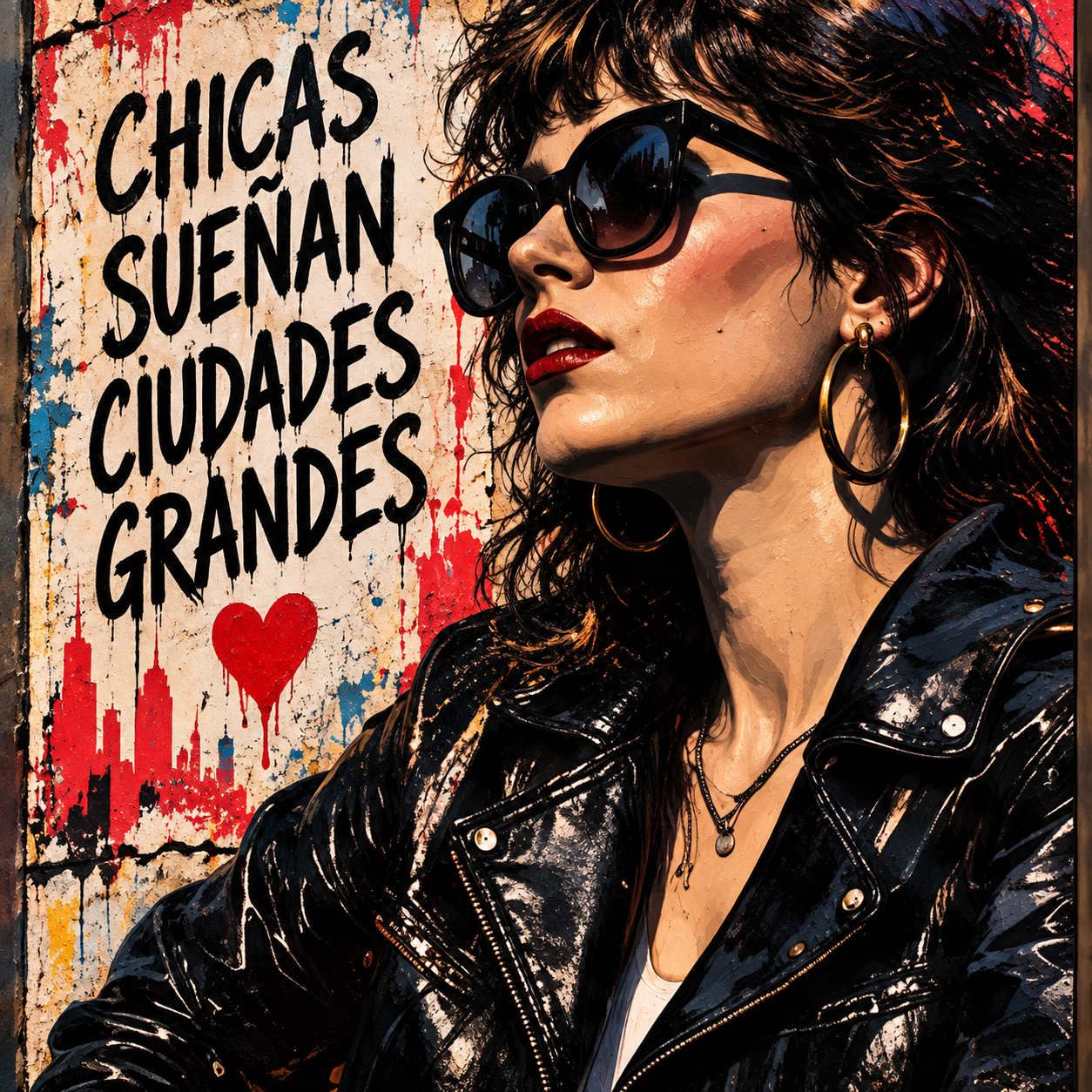 Chicas sueñan ciudades grandes