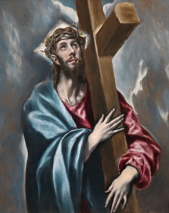 Cristo abrazado a la cruz