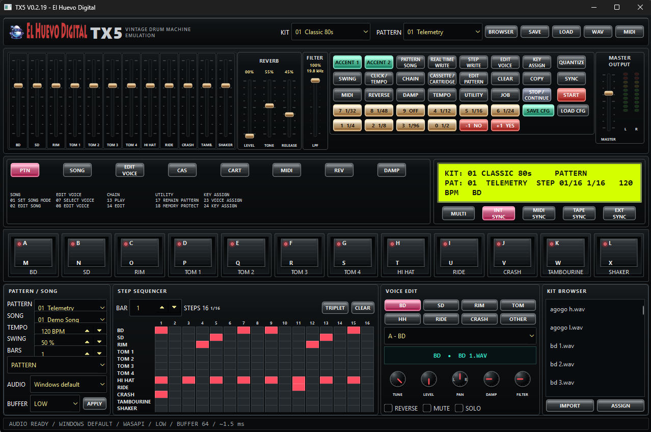 Drum Manine TX-5